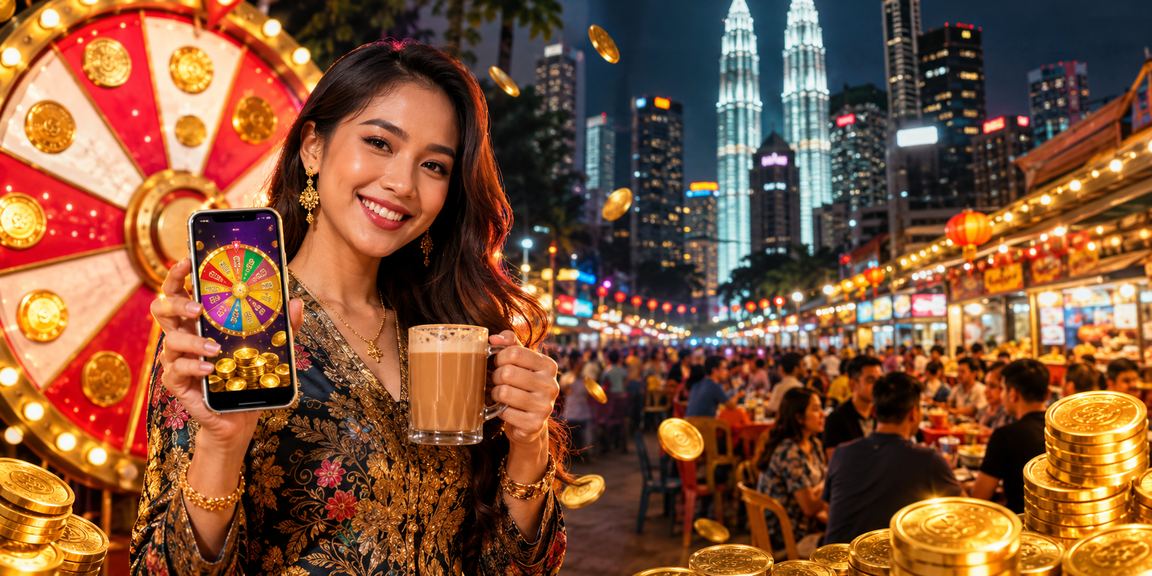 Suasana lucky draw dan jackpot bergaya Melayu di Kuala Lumpur — platform ek342