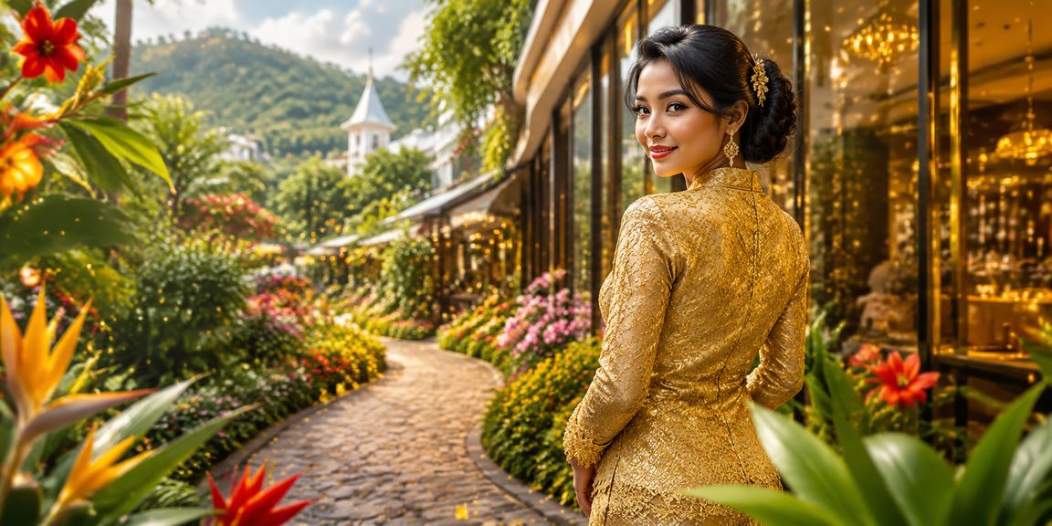 Suasana kasino hiburan bergaya kebaya Malaysia — pengalaman poker mewah di ek342